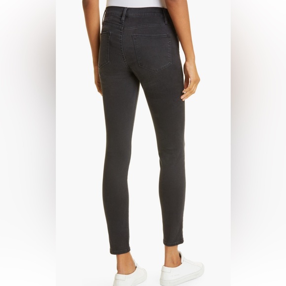 Frame Le High Ankle Skinny Jeans in Kerry grey - Picture 2 of 7